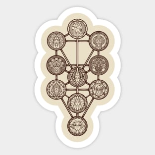 Sephiroth Lines - The Tree Sticker